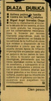 
Activos padres de familia contra los textos gratuitos.


