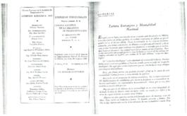 
Lectura extrangera y mentalidad nacional.


