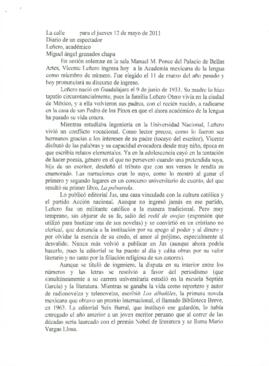 
Leñero, académico.


