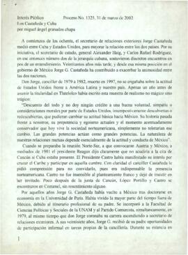 
Los Castañeda y Cuba.


