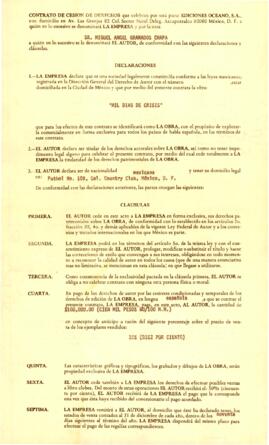 
Contrato de cesión de derechos.


