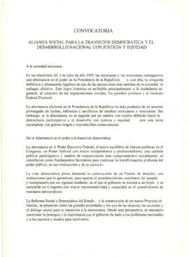 
Convocatoria.


