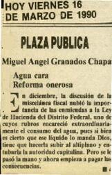 
Agua cara.


