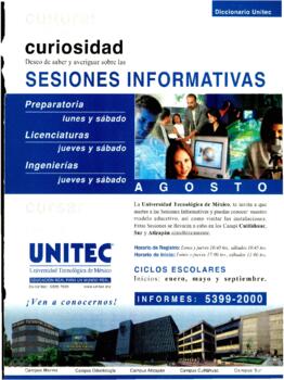 
curiosidad Deseo de saber y averiguar sobre las SESIONES INFORMATIVAS.


