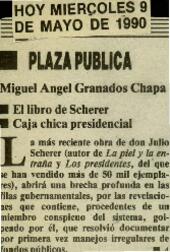 
El libro de Scherer. chica presidencial.


