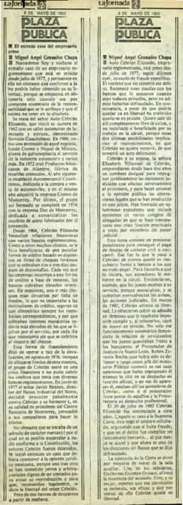 
El extraño caso del empresario. preso.



