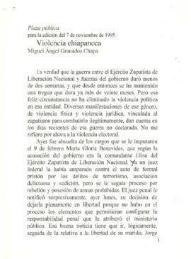 
Violencia chiapaneca.


