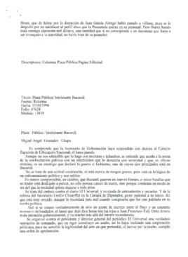 
Intolerante Bucareli.


