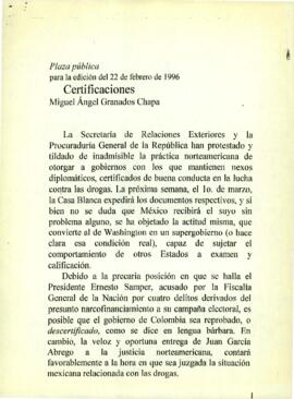 
Certificaciones.


