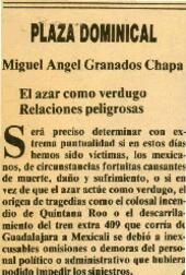 
El azar como verdugo. Relaciones peligrosas.


