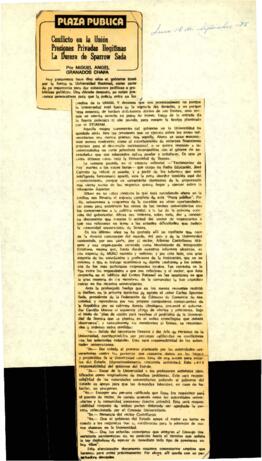 
Conflicto en la unión.


