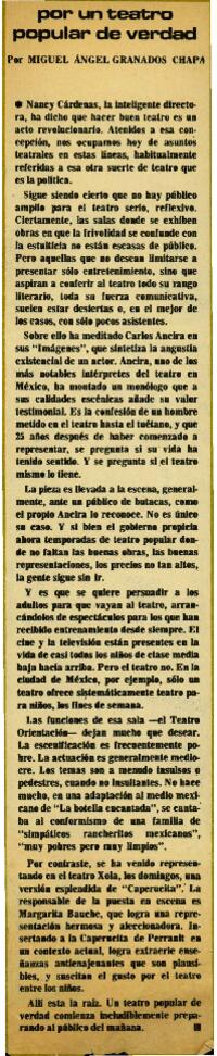 
Por un teatro popular de verdad.


