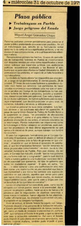 
Trabalenguas en Puebla.


