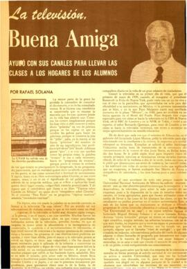 
La televisión, buena amiga.


