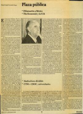 
Difamación a México. The Economist y la CIA.


