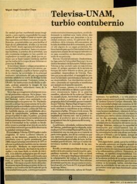 
Televisa-UNAM, turbio contubernio.


