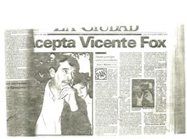 
Acepta Vicente Fox.


