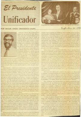 
El Presidente Unificador.


