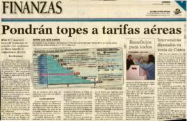 
Pondrán topes a tarifas aéreas.
Sector comercio impulsa a BMV.


