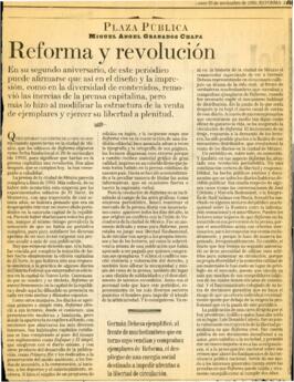 
Reforma y revolución.


