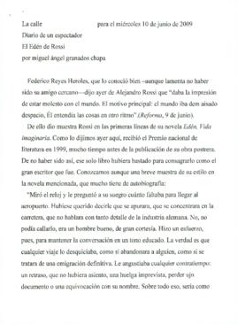 
El Edén de Rossi.


