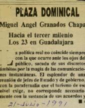 
Hacia el tercer milenio. Los 23 en Guadalajara.


