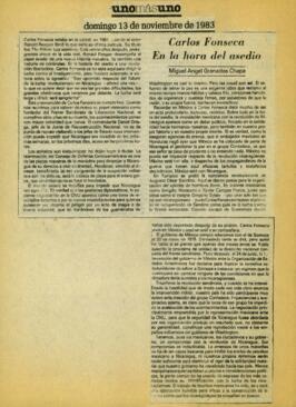 
Carlos Fonseca en la hora del asedio.


