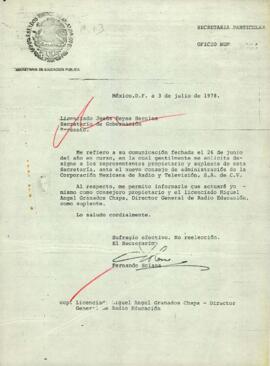 
Comunicado.


