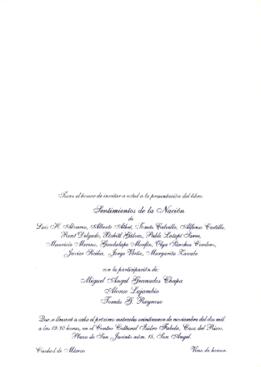 
Invitacion a la presentacion del libro Sentimientos e la nacion.


