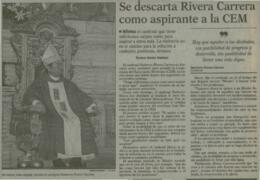 
Se descarta Rivera Carrera como aspirante a la CEM.


