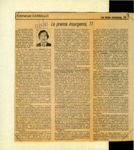 
La prensa insurgente, II.


