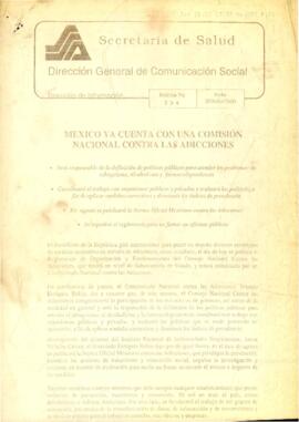
Mexico ya cuenta con una comisión nacional contra las adicciones.


