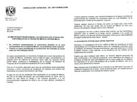 
Es importante reorganizar los espacios que todavía hay disponibles en la Ciudad de México : Esther Maya.


