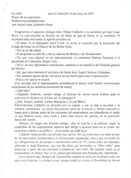 
Preferencias presidenciales.


