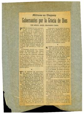 
Gobernantes por la Gracia de Dios.


