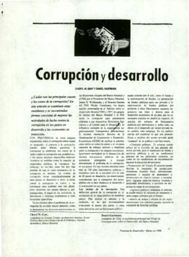 
Corrupción y Desarrollo.


