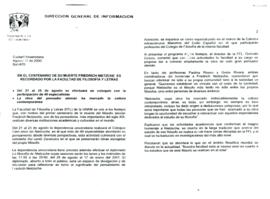 
En el centenario de su muerte Friedrich Nietzsche es recordado por la facultad de filosofía y letras.


