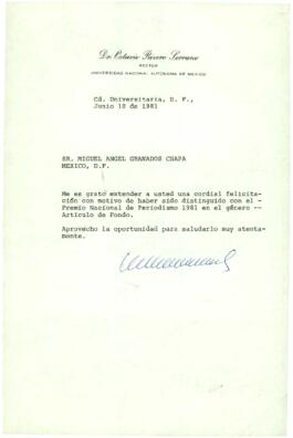 
Felicitación.


