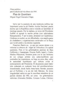 
Plan de Querétaro.


