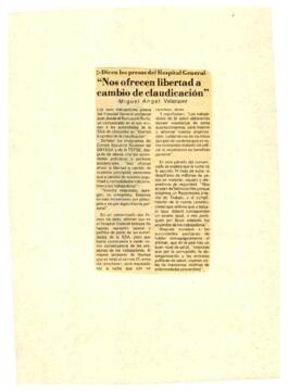 
Nos ofrecen libertad a cambio de claudicación.


