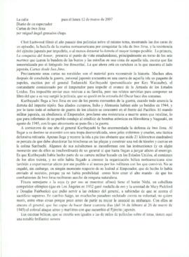 
Cartas de Iwo Jima.


