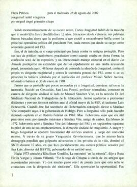 
Jonguitud : inútil venganza.


