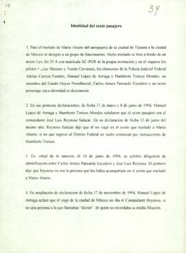 
Identidad del sexto pasajero.



