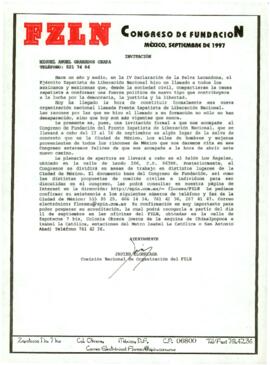 
Invitación.


