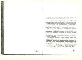 
Programa de gobierno de la unidad popular.


