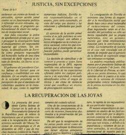 
Justicia sin excepciones.


