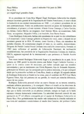 
En la OEA.


