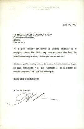 
Columnista del Periódico Reforma Presente.


