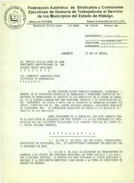 
Oficio 005 - FASMEH -1998.


