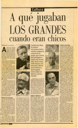 
A que jugaban los grandes cuando eran chicos.


